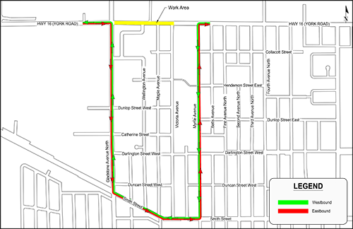 Detour Map